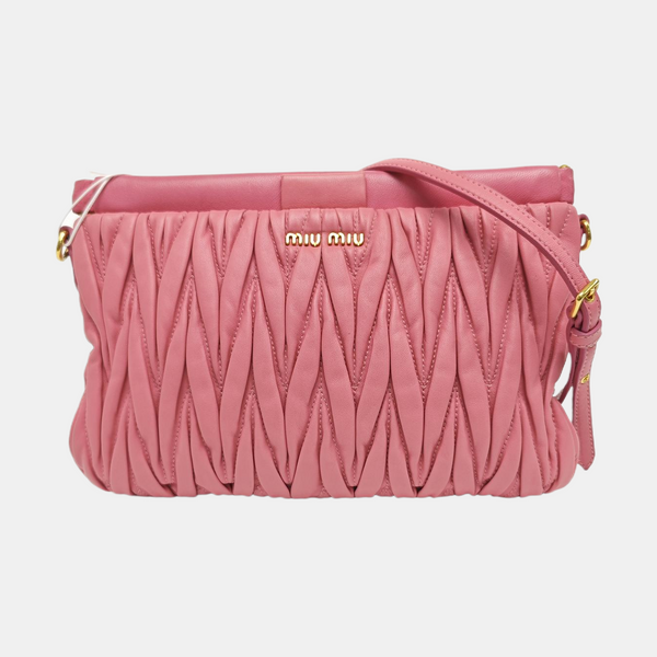 Matelassé Quilted Lambskin Red