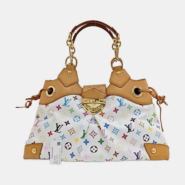 LV × TM URSULA Monogram Coated Canvas White