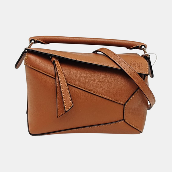 Puzzle Mini Calfskin Brown