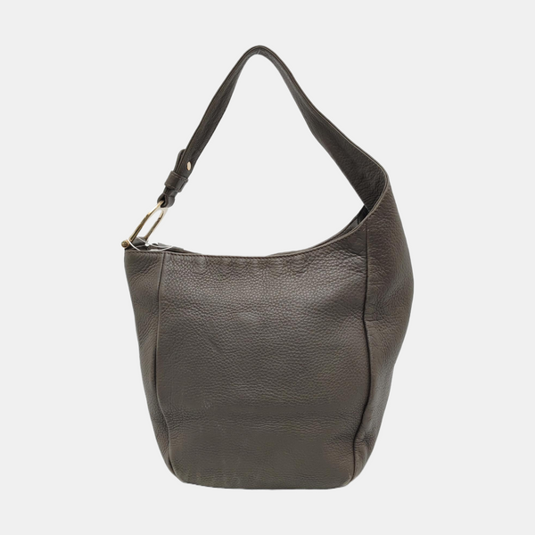 Bolso Greenwich Hobo Piel de becerro Gris