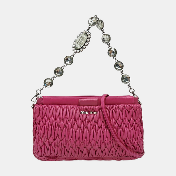 Matelassé Quilted Lambskin Pink