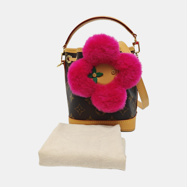 VIVIENNE Monogram Coated Canvas Brown