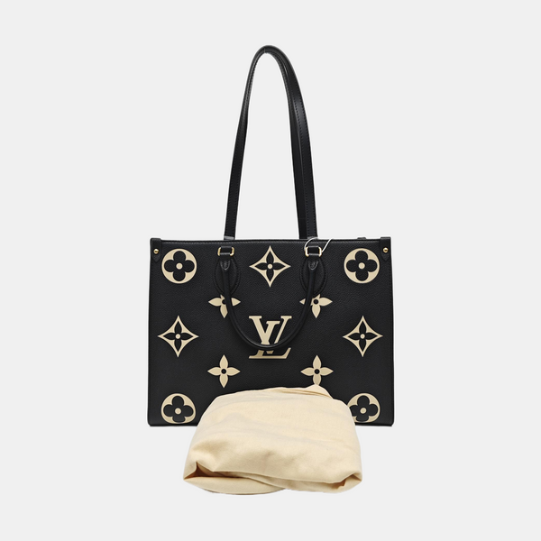 ONTHEGO MM Monogram Calfskin Black