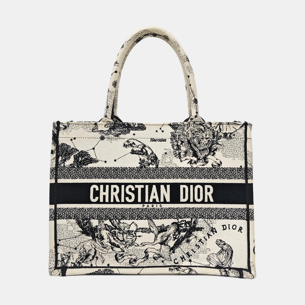 Book Tote Medium Canvas White
