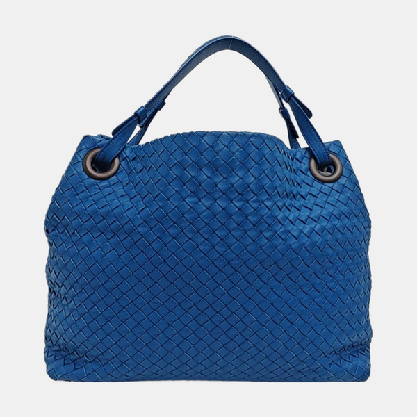 Lambskin Tote Bag Blue