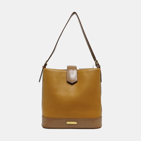 Calfskin Bucket Bag Brown