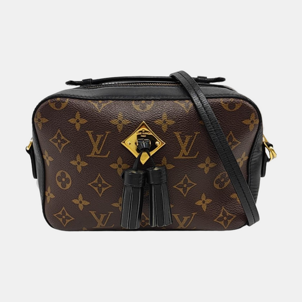 SAINTONGE Monogram Coated Canvas Brown