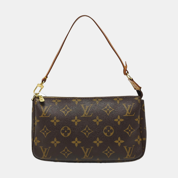 ACCESSOIRES Monogram Coated Canvas Brown