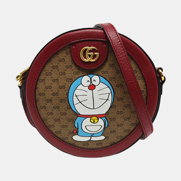 Doraemon X Gucci Monogram Coated Canvas Multicolor