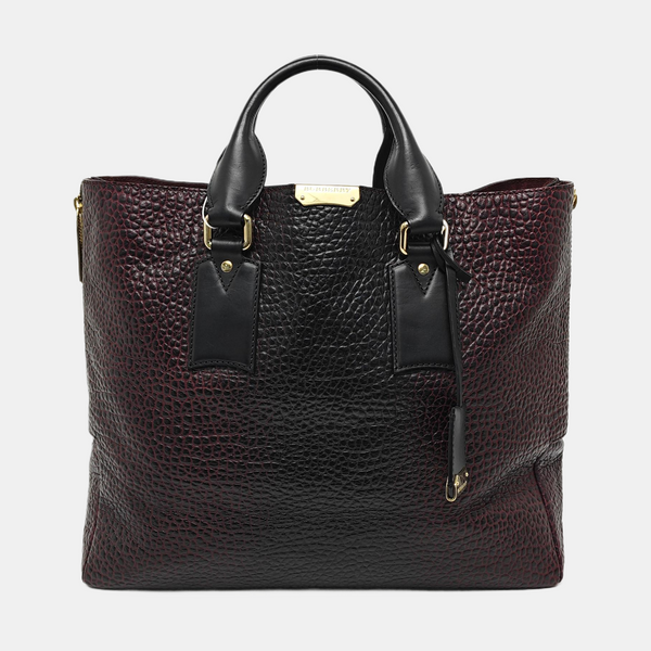 Calfskin Top Handle Bag Red