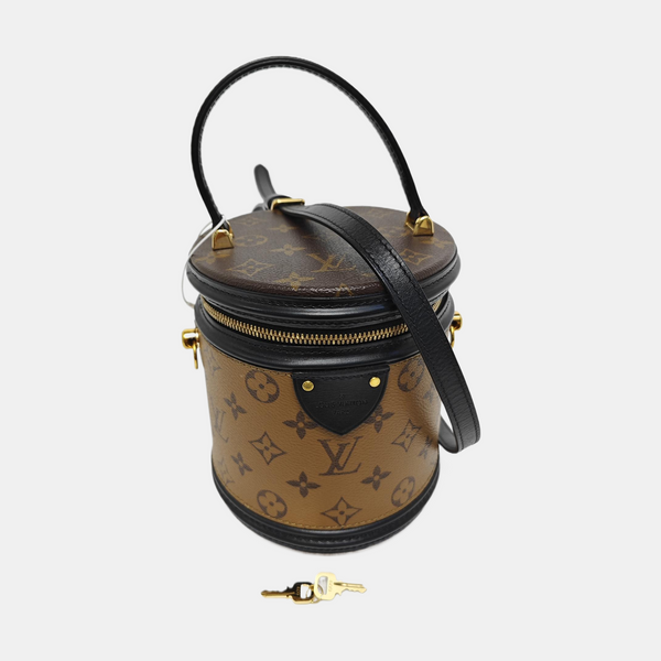 CANNES PM Monogram Coated Canvas Brown