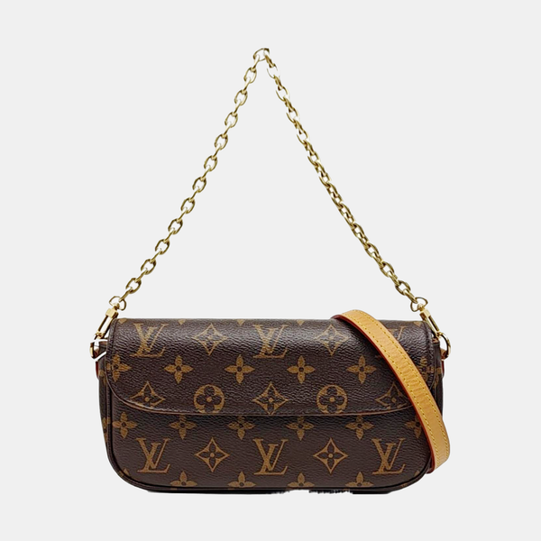 IVY Monogram Coated Canvas Brown