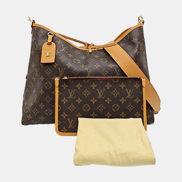 CARRYALL MM Monogram Coated Canvas Brown