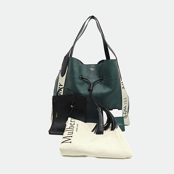 Calfskin Top Handle Bag Green