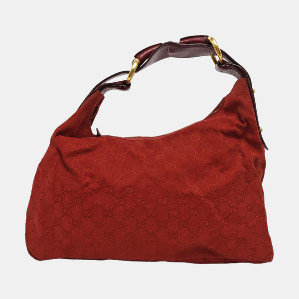 Monogram Canvas Top Handle Bag Red