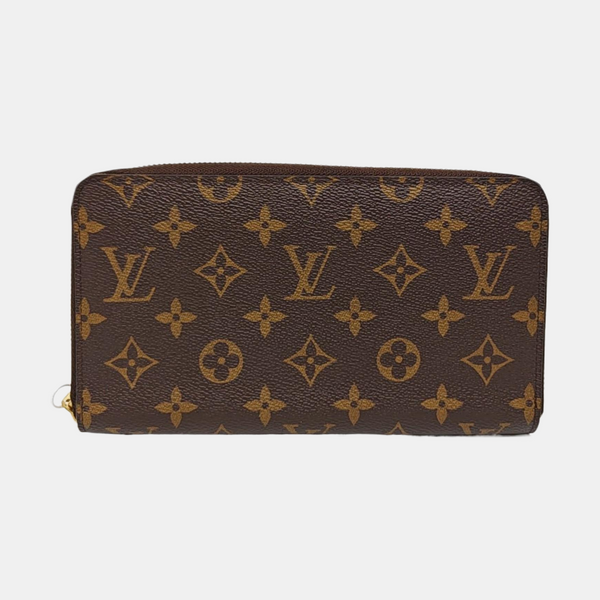 ZIPPY Monogram Coated Canvas Brown Wallet