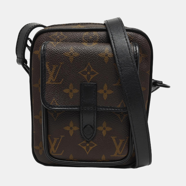 CHRISTOPHER Monogram Coated Canvas Brown