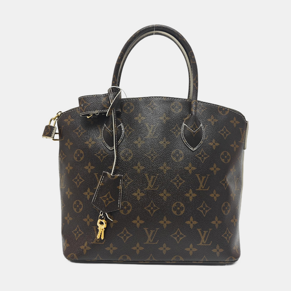 LOCKIT Monogram Coated Canvas Brown