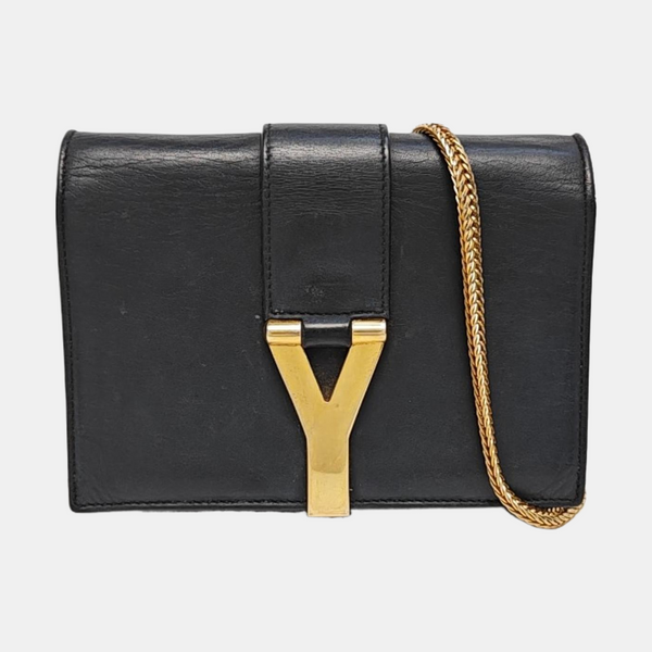 Calfskin Crossbody Bag Black