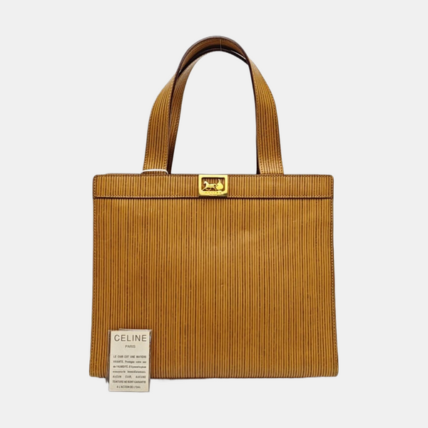 Calfskin Tote Bag Brown