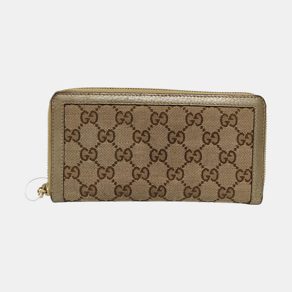 Monogram Canvas Wallet Beige