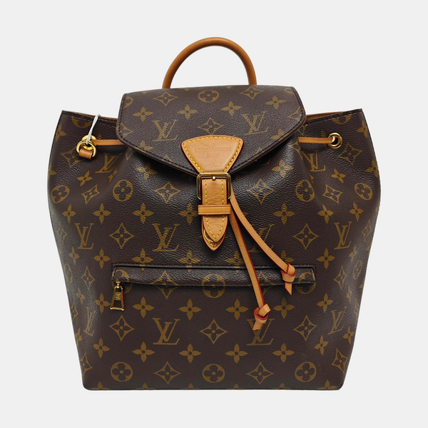 MONTSOURIS PM Monogram Coated Canvas Brown