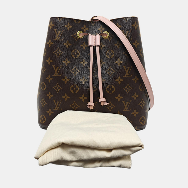 NÉONOÉ MM Monogram Coated Canvas Brown