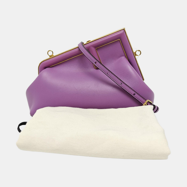 Authenticated pre-owned First Small Calfskin Pink - Shoulder Bag at Looply