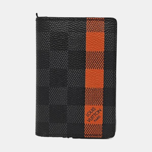 Damier Graphite Coated Canvas Wallet Gray