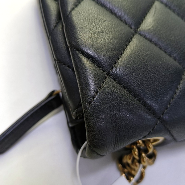 Quilted Calfskin Black