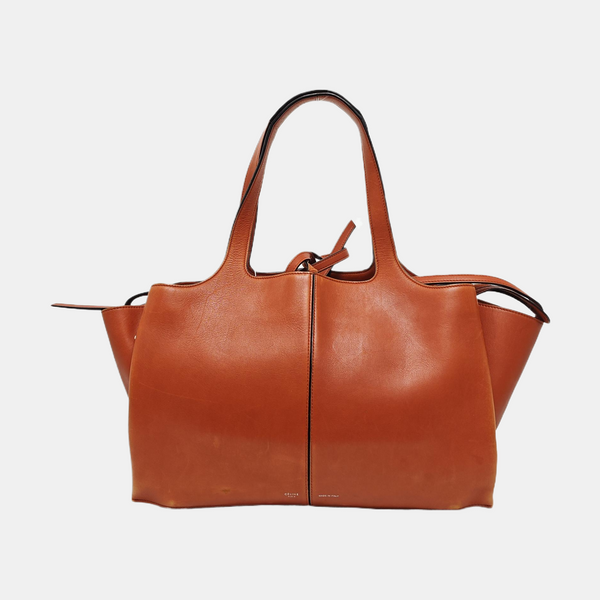 TRI FOLD Calfskin Red