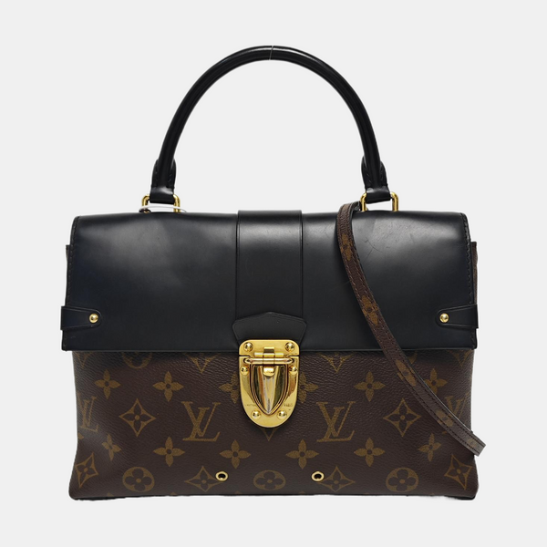 ONE HANDLE Monogram Coated Canvas Brown