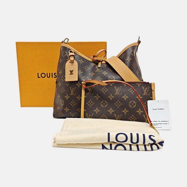 CARRYALL PM Monogram Coated Canvas Brown