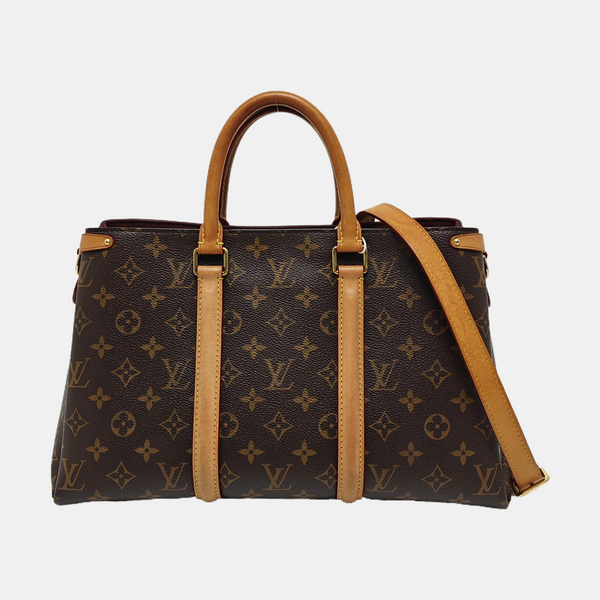 SOUFFLOT MM Monogram Coated Canvas Brown