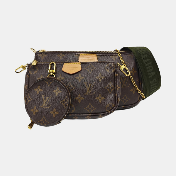 MULTI Monogram Coated Canvas Brown