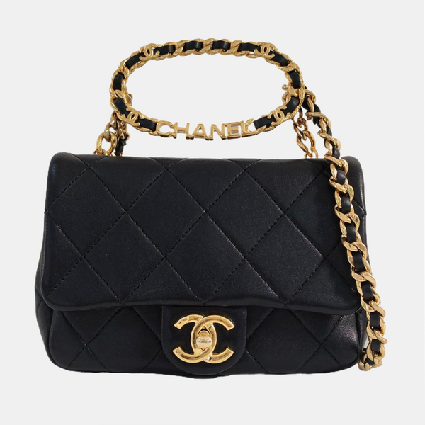 CLASSIC FLAP Mini Quilted Lambskin Black