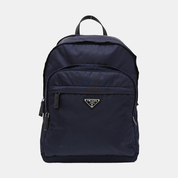 Nylon Backpack Blue