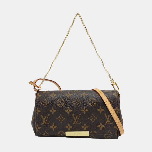 FAVORITE PM Monogram Coated Canvas Brown