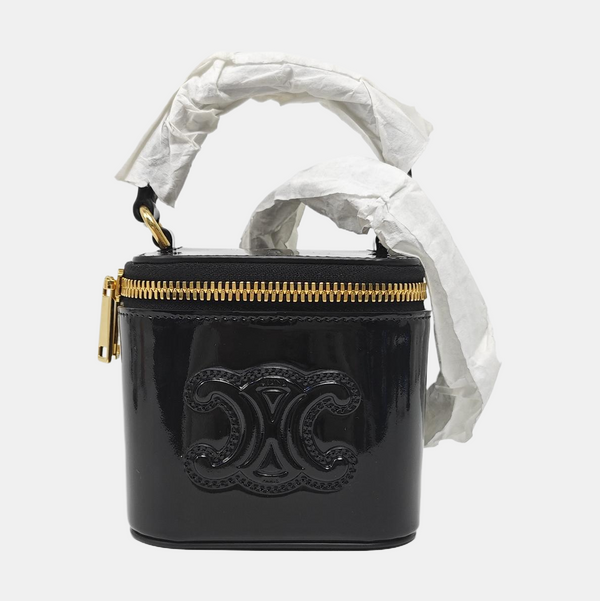 TRIOMPHE Mini Patent Leather Black