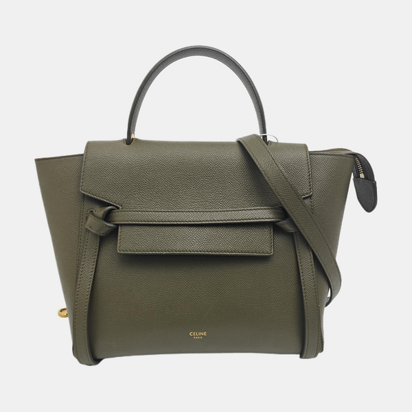 BELT Micro Calfskin Green