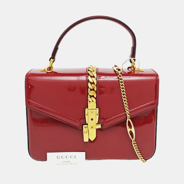 Sylvie 1969 Mini Patent Leather Red
