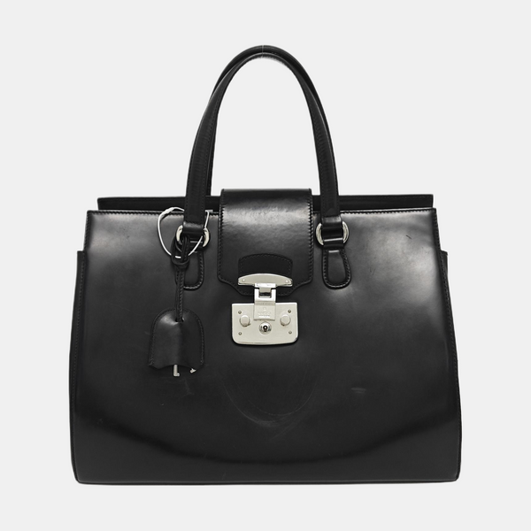 Calfskin Tote Bag Black