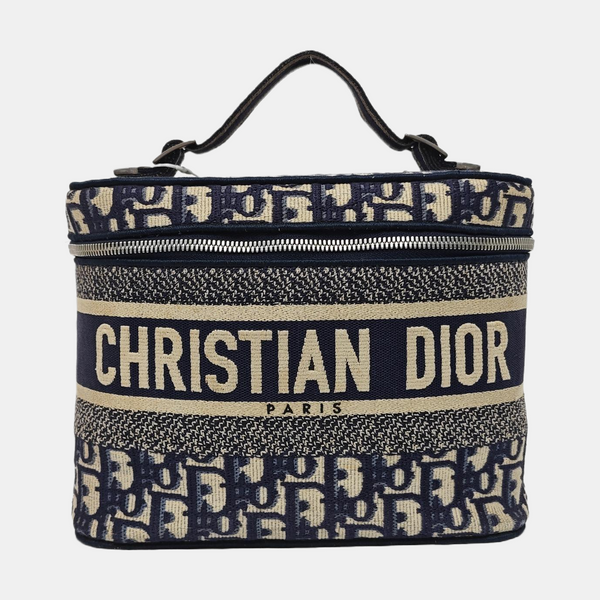 Travel Vanity Oblique Canvas Blue