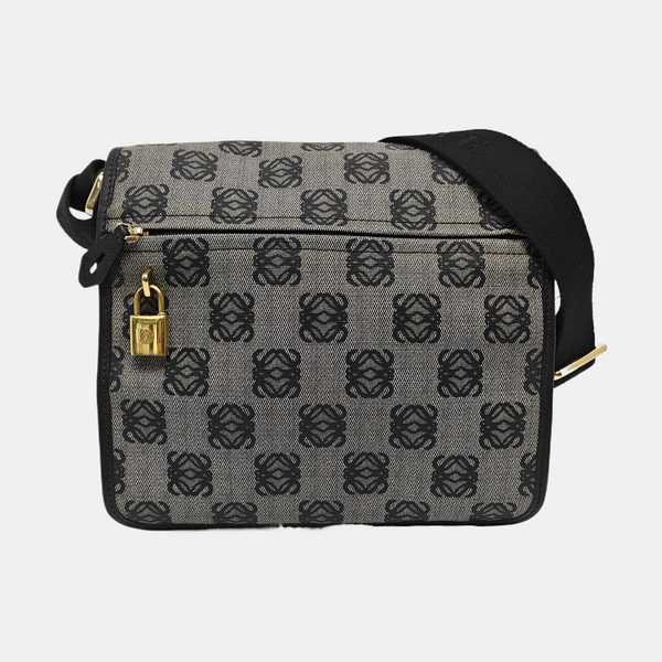 Monogram Coated Canvas Gray