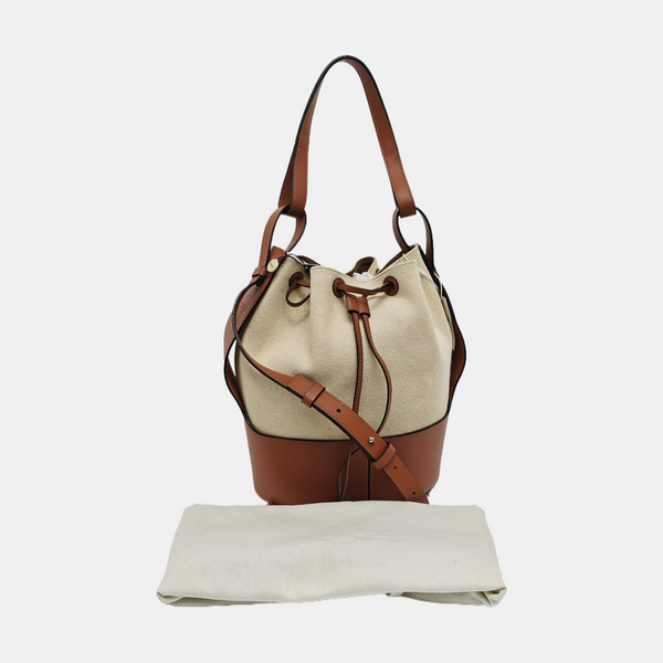Authenticated pre-owned Balloon Canvas Brown - Shoulder Bag at Looply
