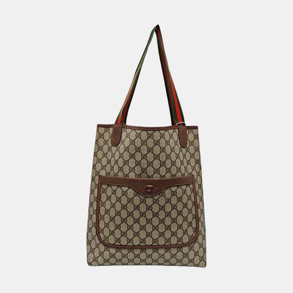 GG Supreme Monogram Coated Canvas Beige