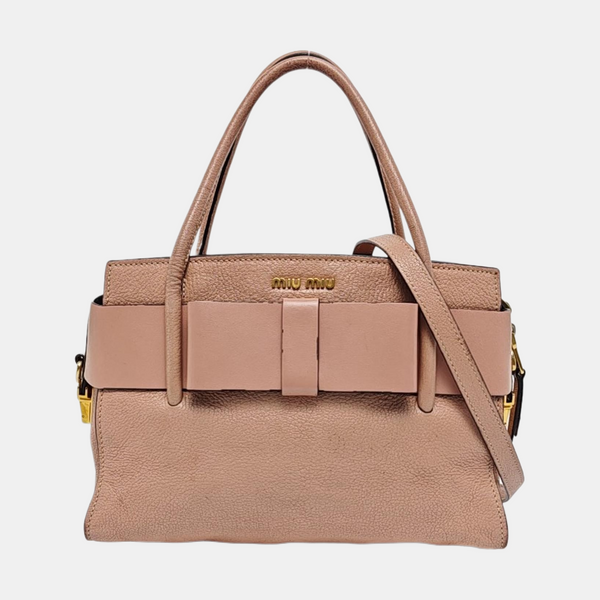 Calfskin Tote Bag Pink