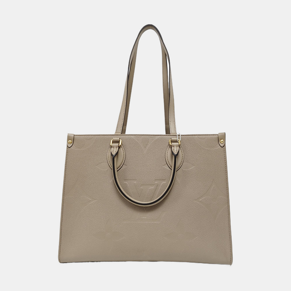 ONTHEGO MM Monogram Calfskin Gray
