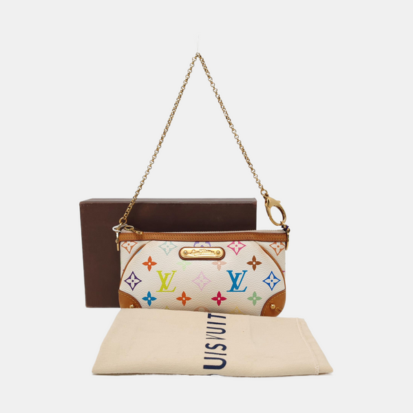 LV × TM VINTAGE MILLA Monogram Coated Canvas White
