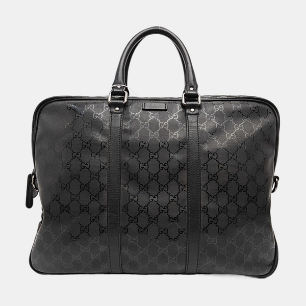 GG Imprime Coated Canvas Black